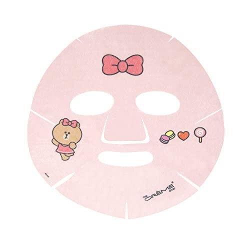 The Crème Shop The Crème Shop | LINE FRIENDS Be Pretty, Skin! CHOCO Printed Essence Sheet Mask | Rose Water + Watermelon (3 Pack)