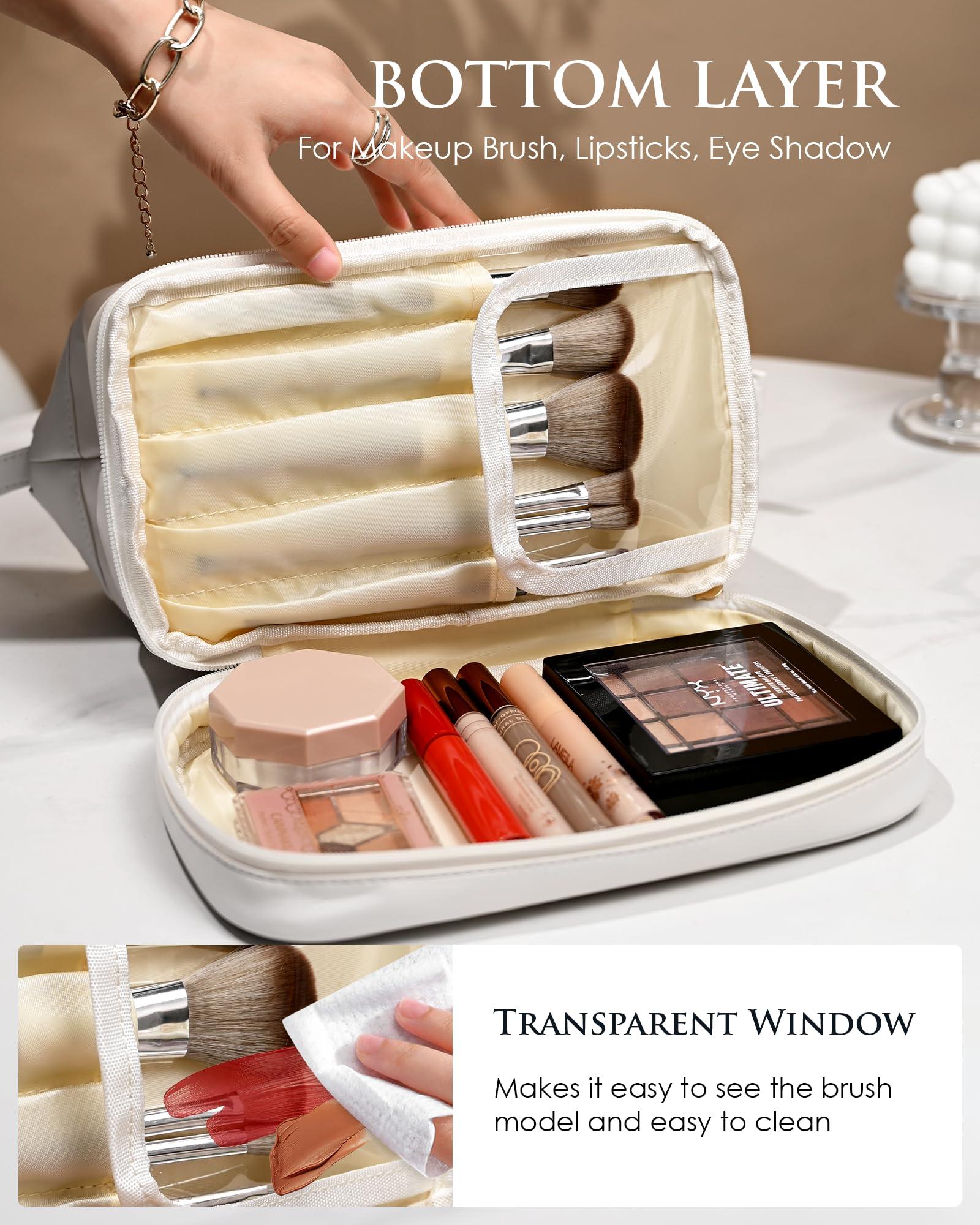 Vogewood Vogewood Initial Large Makeup Bag + Personalized Cosmetic Bag
