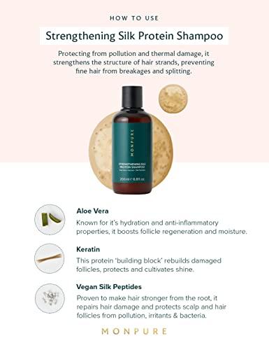 Monpure Monpure, Strengthening Silk Protein Shampoo, 250ml