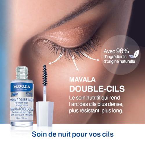 MAVALA Mavala Double Lash Nutritive Eyelash Serum for the Appearance of Longer Lashes, Natural Looking, Denser Lashes + Eyebrows, 0.3 Ounce Bottle (1 Pack)