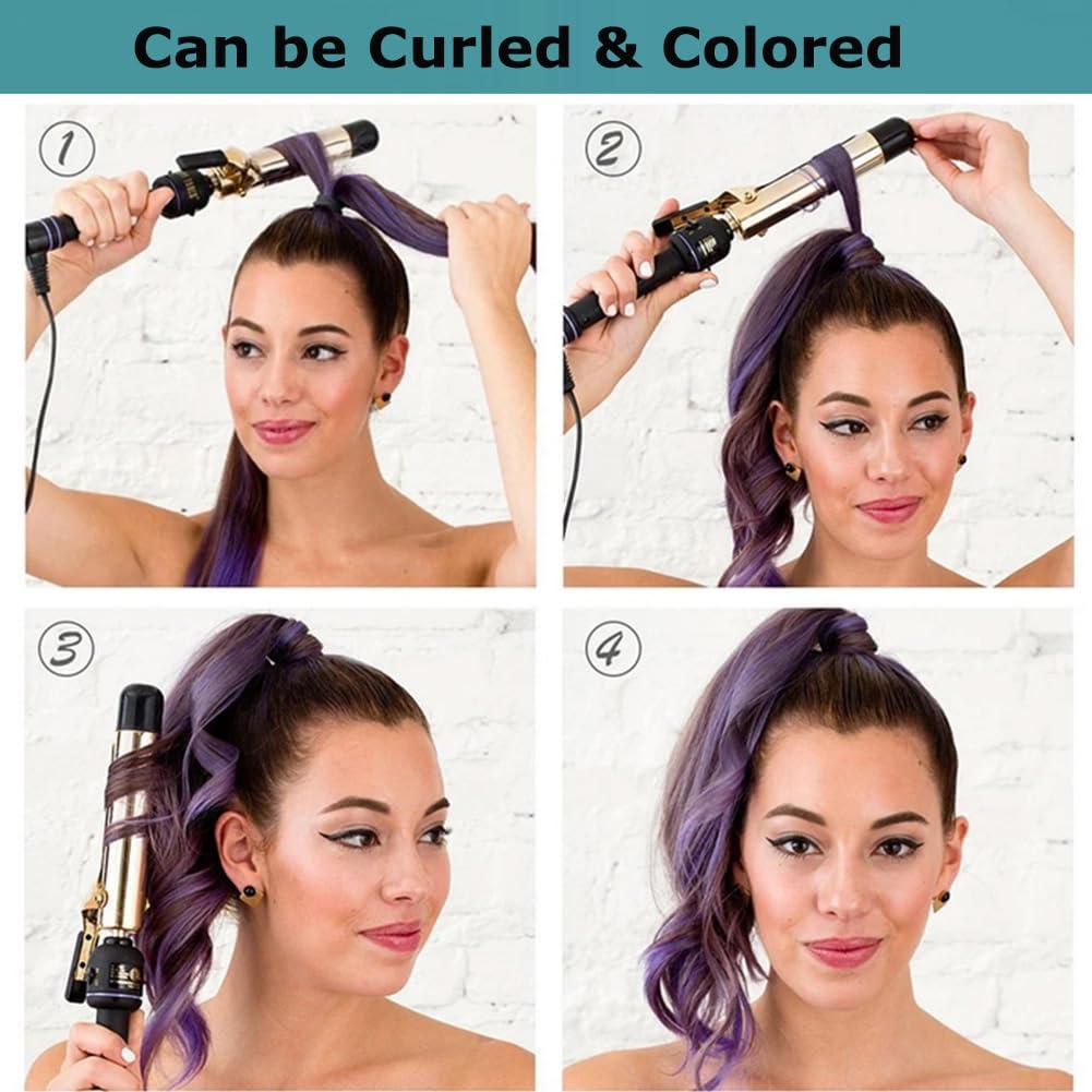 Kiss darling LASHES Red Straight Ponytail Extension Human Hair Wrap Around Ponytail Hair Extensions 22inch 150g Straight Clip Ins Ponytail Human Hair Extensions for Women