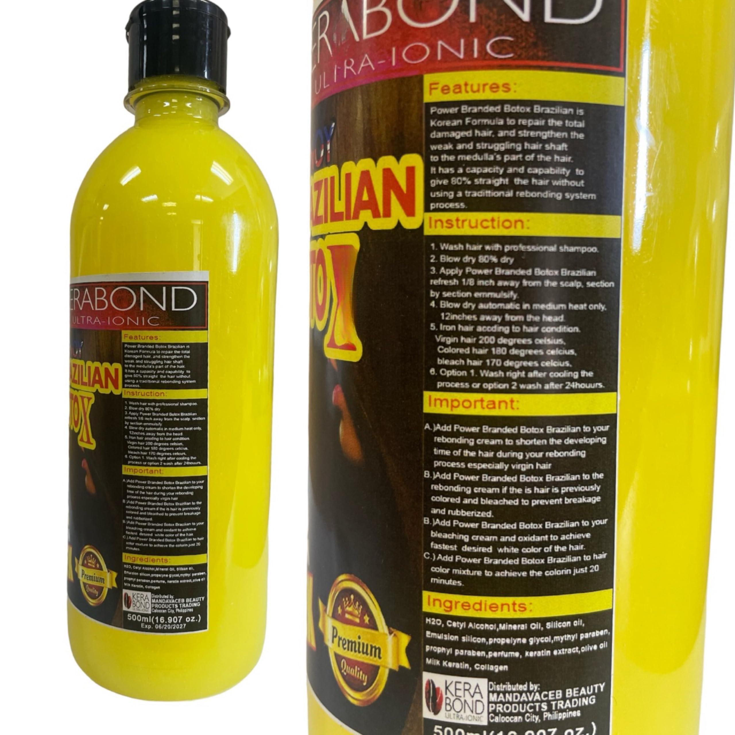 MANDAVACEB BEAUTY PRODUCTS TRADING PHILIPPNES Generic 1 Bottle KERA BOND Pinoy Brazilian Hair Bo-tox, 500ml
