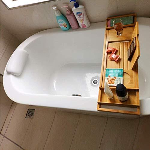 Threflyoo Spa Bath Pillow with with Suction Cups, Powerful Gripping Technology, Comfortable, Soft, Quick Dry, Luxury Bath Tub Rest Pillow Machine Washable, Fits Any Tub,B