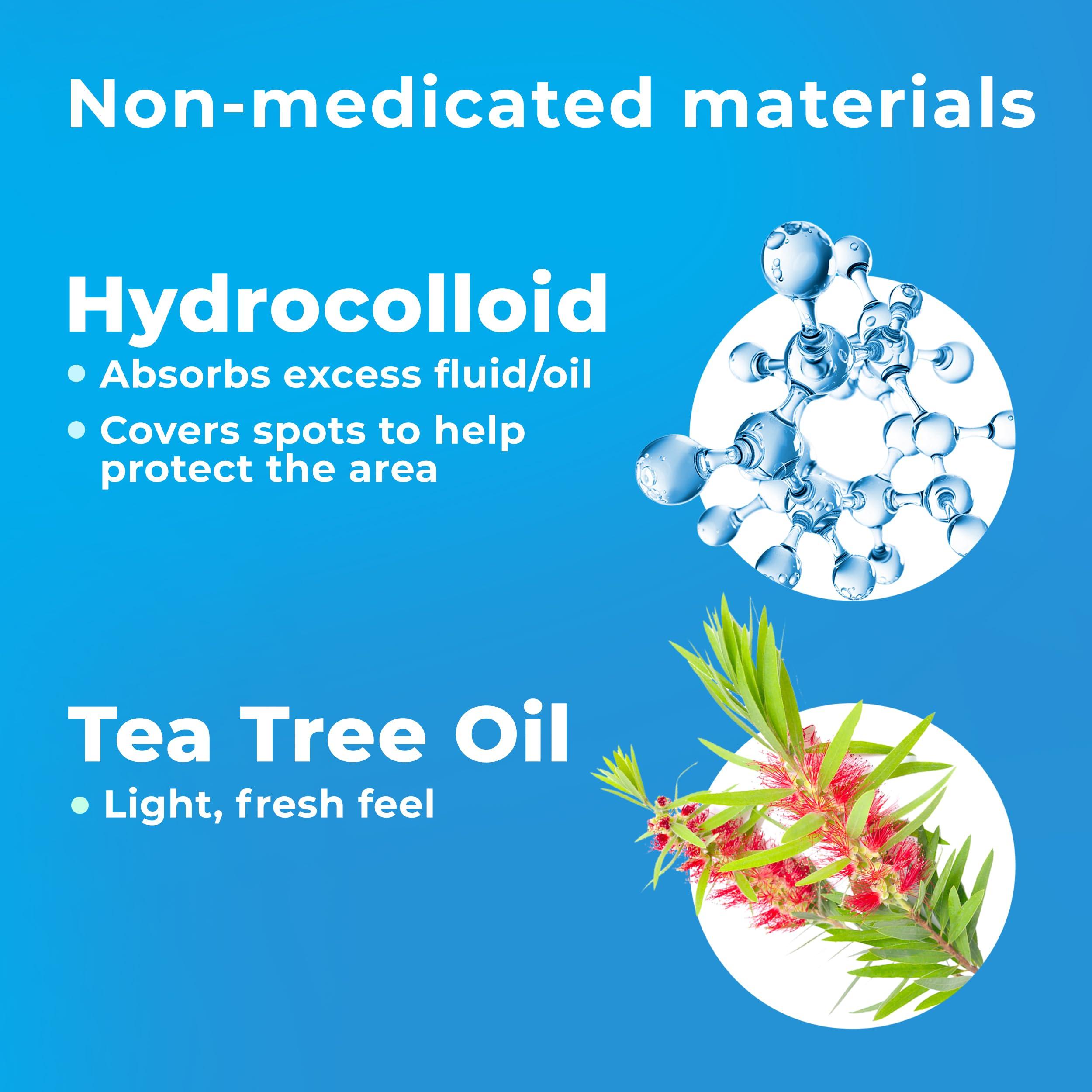 KEYCONCEPTS PatchRx Pimple Patches for Face (120 Patches), Hydrocolloid Acne Patches with Tea Tree Oil, Pimple Patch Pimple Stickers - Hydrocolloid Patch Acne Dots - Acne Pimple Patches For Face - Zit Patches