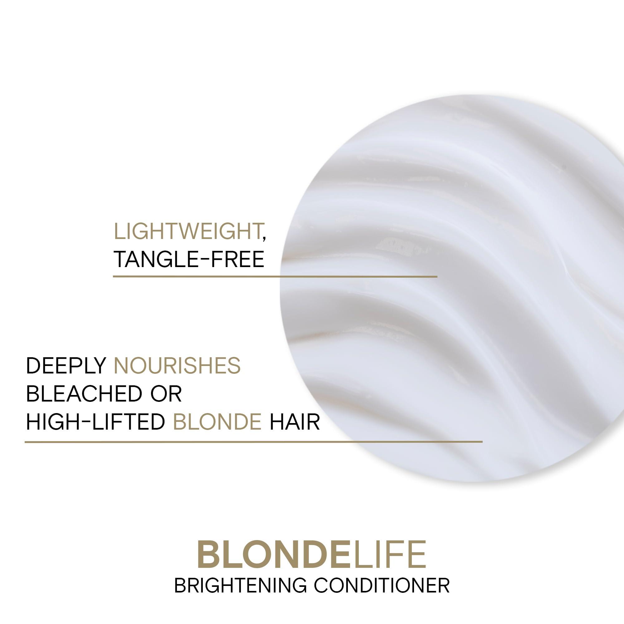 Joico Joico Blonde Life Brightening Conditioner | For Blonde Hair | Illuminate Hydration & Softness | Add Softness & Smoothness | Sulfate Free | With Monoi & Tamanu Oil | 33.8 Fl Oz
