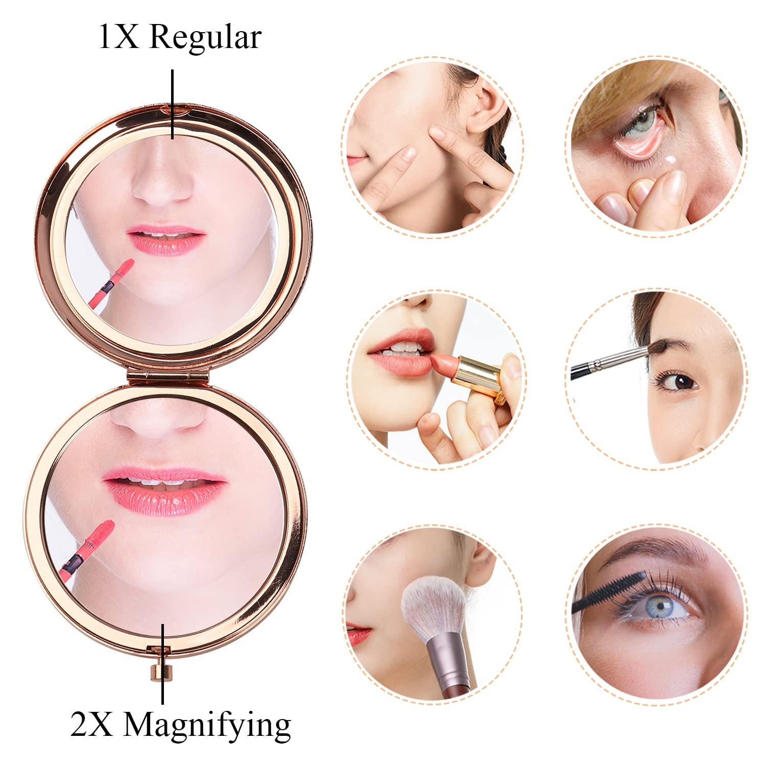 PLITI PLITI to My Daughter Compact Mirror from Mom Dad Daughter Graduation Gift Daughter Inspirational Pocket Mirror (Daughter Closed MMrg)