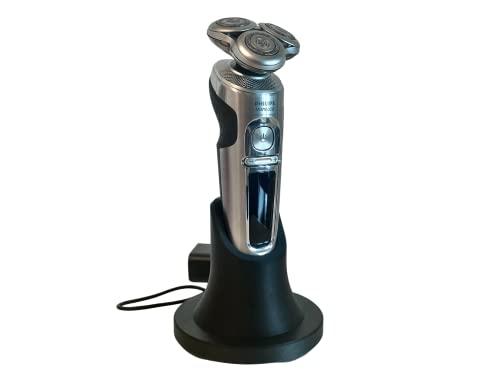 HOYT DESIGN HOYT DESIGN, Charger Stand, Compatible with Philips Norelco S9000 Prestige SP98xx, Base, Cradle, Matte Black (Shaver and Power Cord NOT Included)