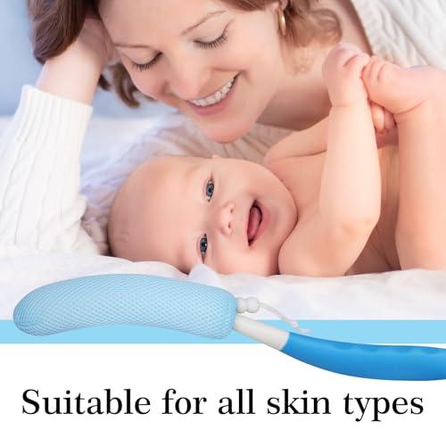 Leetye Mei Leetye Mei Long Handled Shower Brush, Non-Slip Long Handle Bath Brush, Back Body Brush Gentle Exfoliating and Lather Well Deep Cleansing Long-Lasting for Body