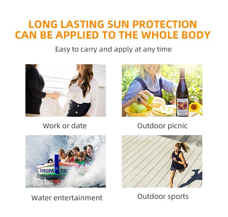 Nielies Nielies 20 Pods Sunscreen travel size, Vacation sunscreen,Reef safe sunscreen spf 50,Moisturizing Sunscreen,3ml Face & Body t travel size sunscreen bulk, 20 x 0.12 FL OZ, Best gift for Summer (20)