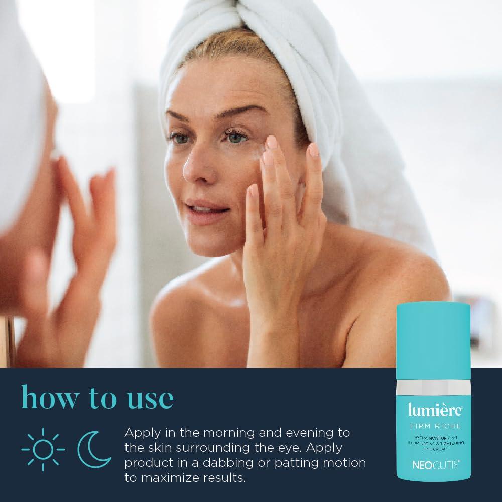 NEOCUTIS Neocutis Lumiere Firm Riche - Extra Moisturizing Illuminating & Tightening Eye Cream - 15 ML