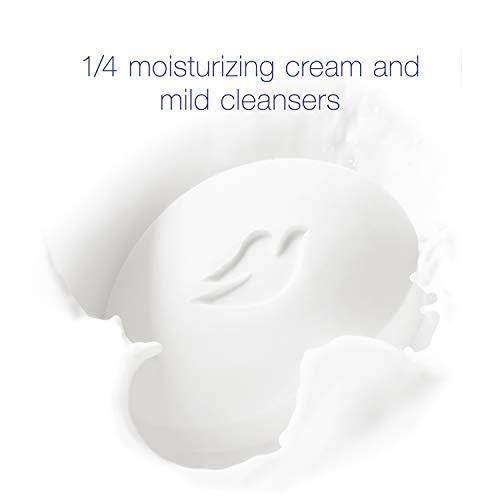 Dove Dove Beauty Bar More Moisturizing than Bar Soap White Effectively Washes Away Bacteria, Nourishes Your Skin 3.75 oz, 10 Bars
