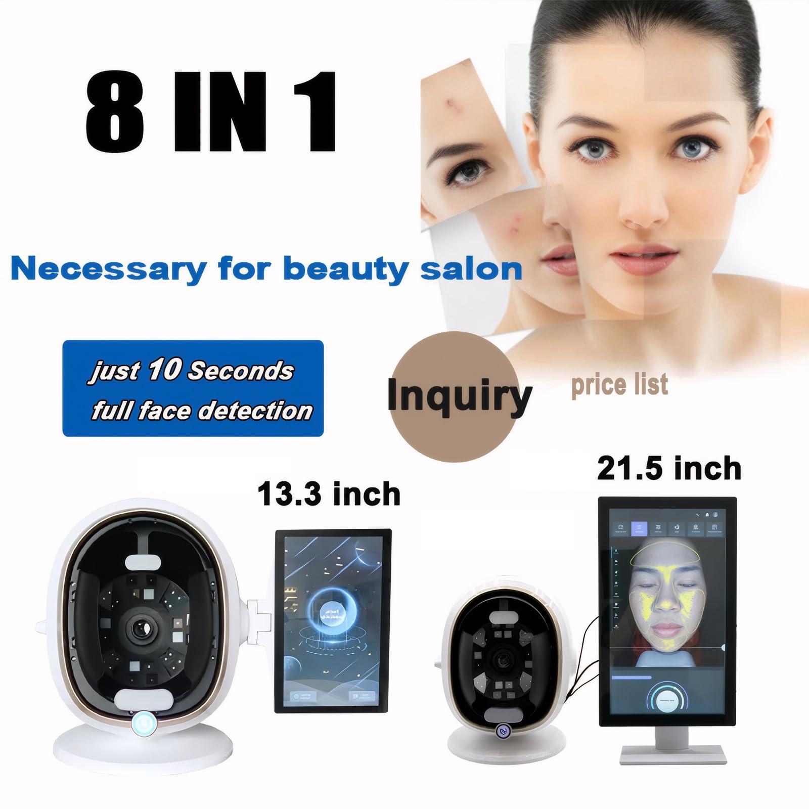 Cobbawe Professional Skin Analyzer Machine - Cobbawe Facial Skin Detection & Analysis for Healthy Skin Care MK-W-13.3