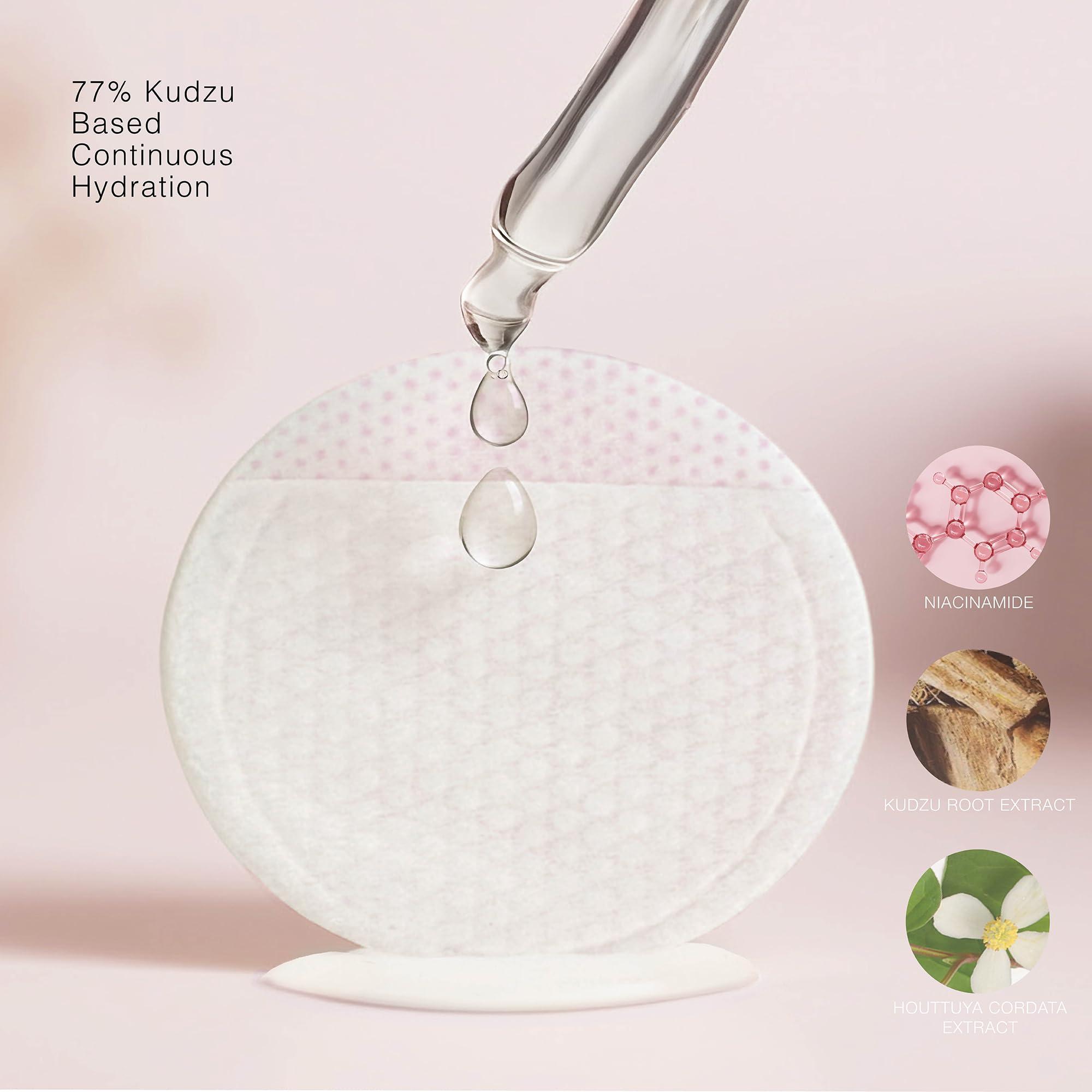 STARSKIN STARSKIN 7 Seconds All-Day Mask 18 Pads, 7-in-1 Facial Korean Toner Pads for Instant Hydration and Refreshed Skin, all Skin Types, Exfoliating and Pore Care with 66% Kudzu Root, K Beauty Skincare