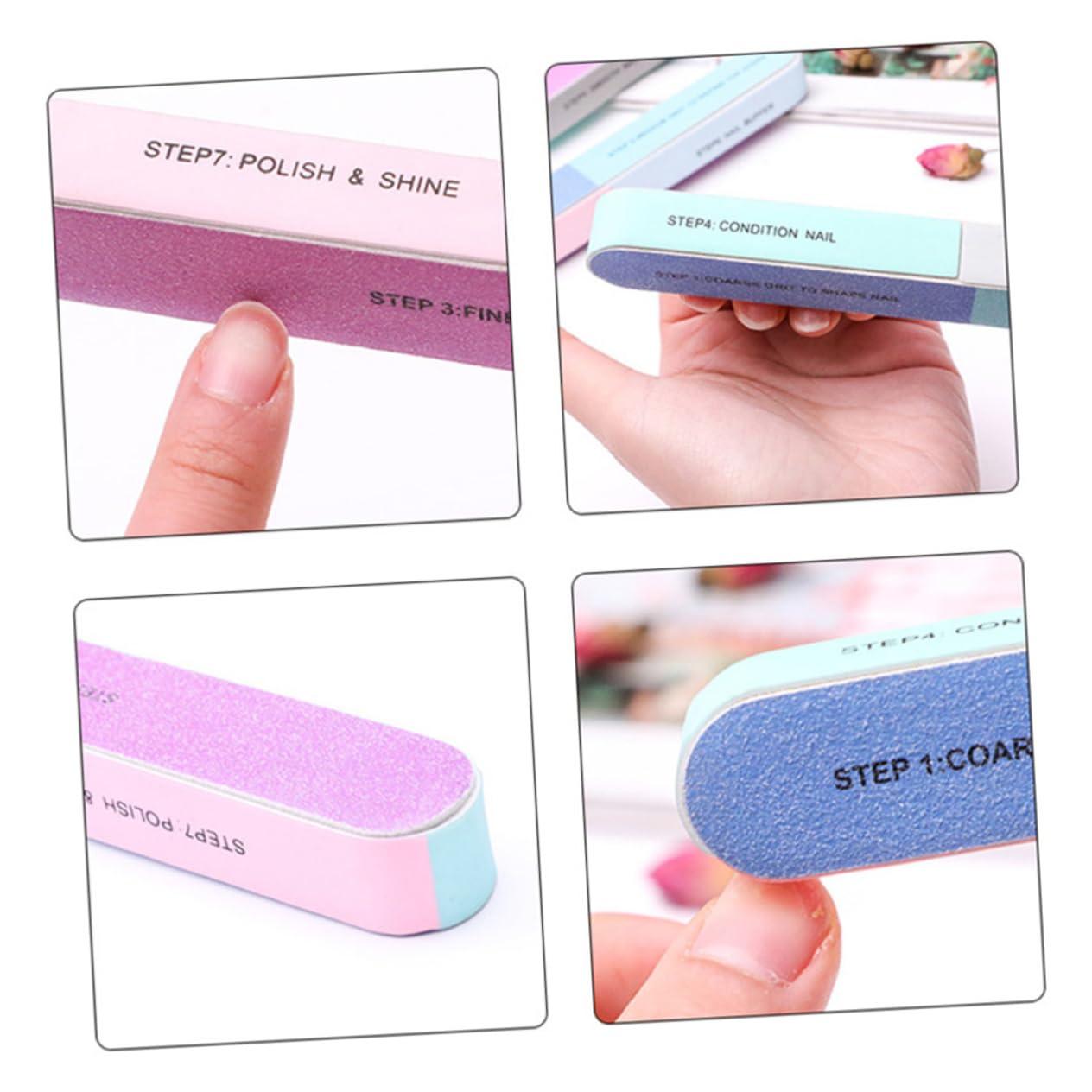 Housoutil Housoutil Sets Professional Nail File and Buffer Set Manicure Buffer for Toe Finger Nails Pcs