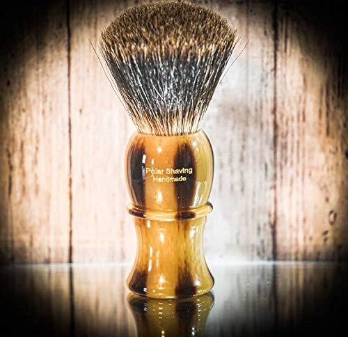 Frank FS shaving Frank shaving Vintage Brown badger hair shaving brush knot size 24mm