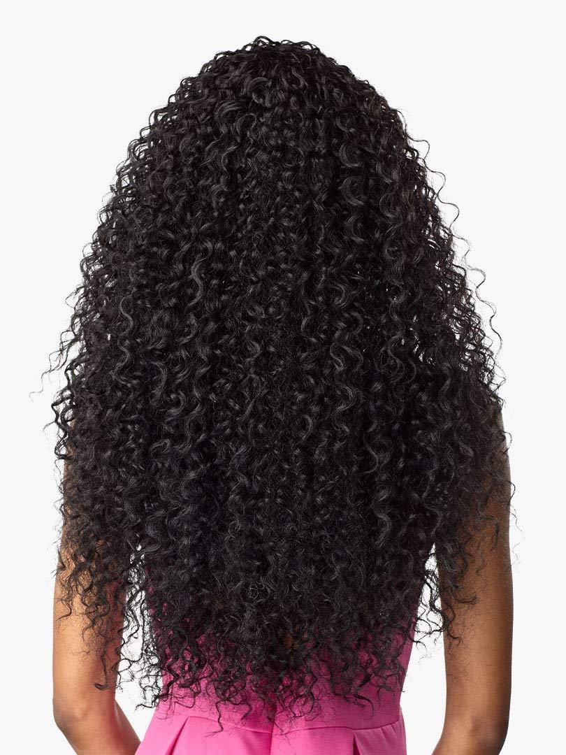 Sensationnel Sensationnel Instant weave half wig - 5 synthetic blendwig adjustable drawstring for seamless hair blending (1 JETBLACK)