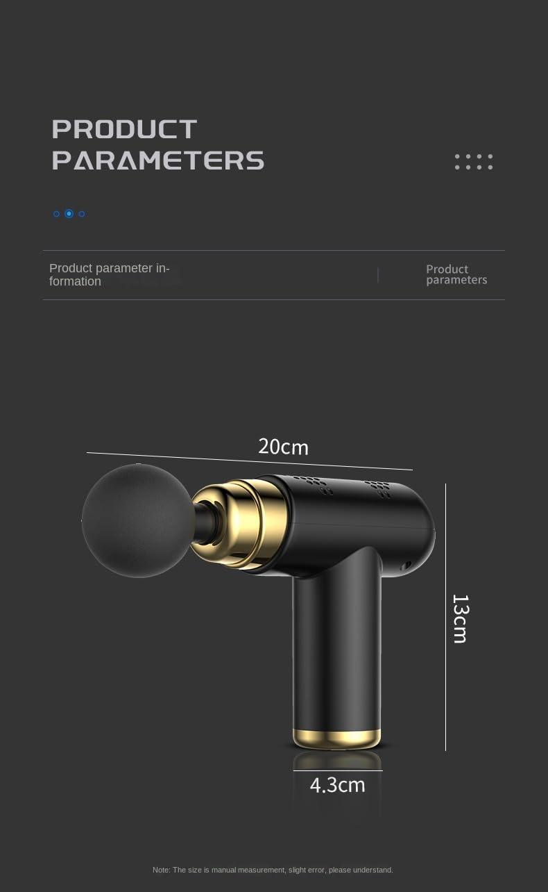 Generic Generic Microdermabrasion Machine for Full Body, Neck and Back Pain Relief, Black