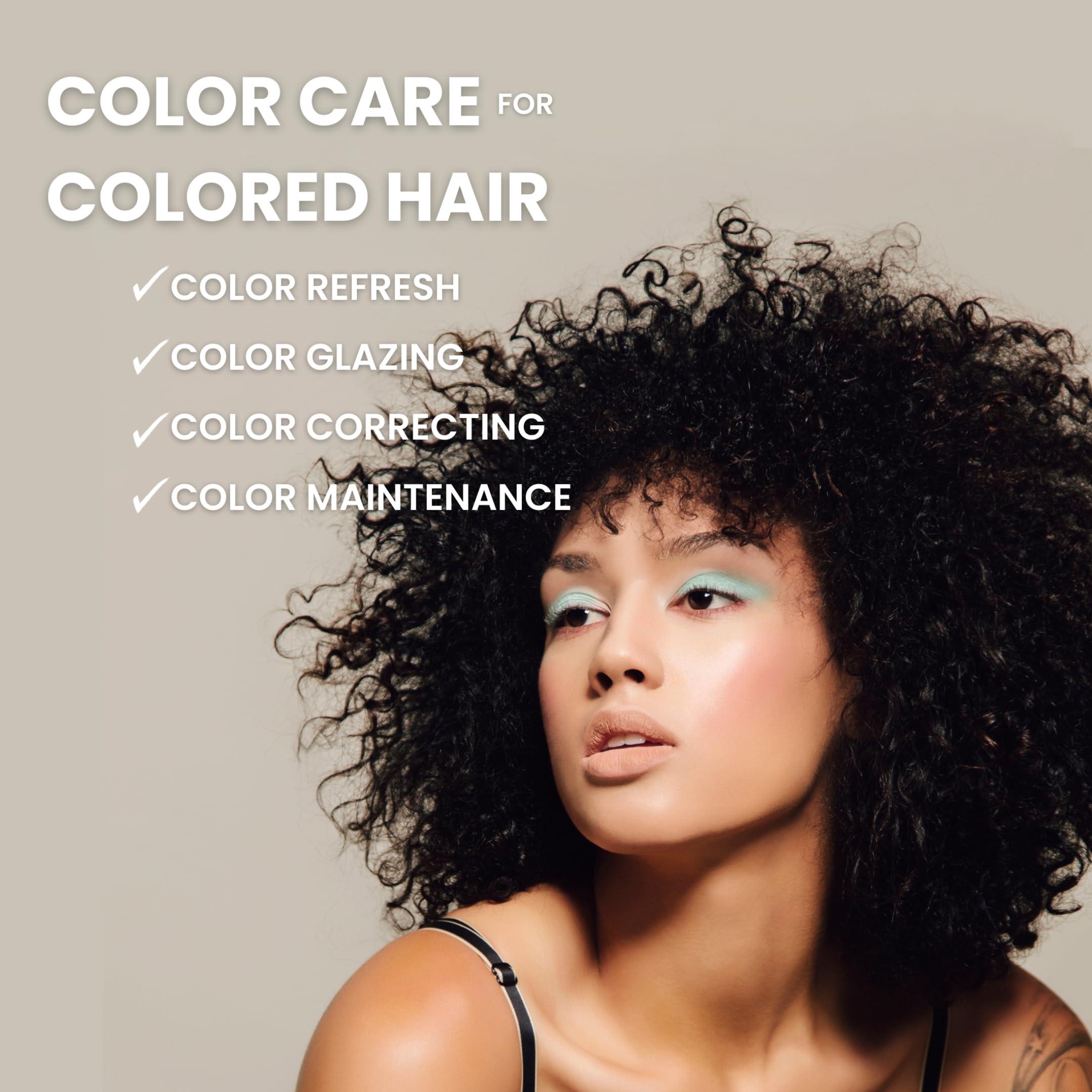 Pure Blends Hydrating Color Depositing Shampoo - Brightens & Tones Faded Semi Permanent Hair Dye, Prevents Fade, Extends Color Service (Orchid, 8.5 Fl Oz)