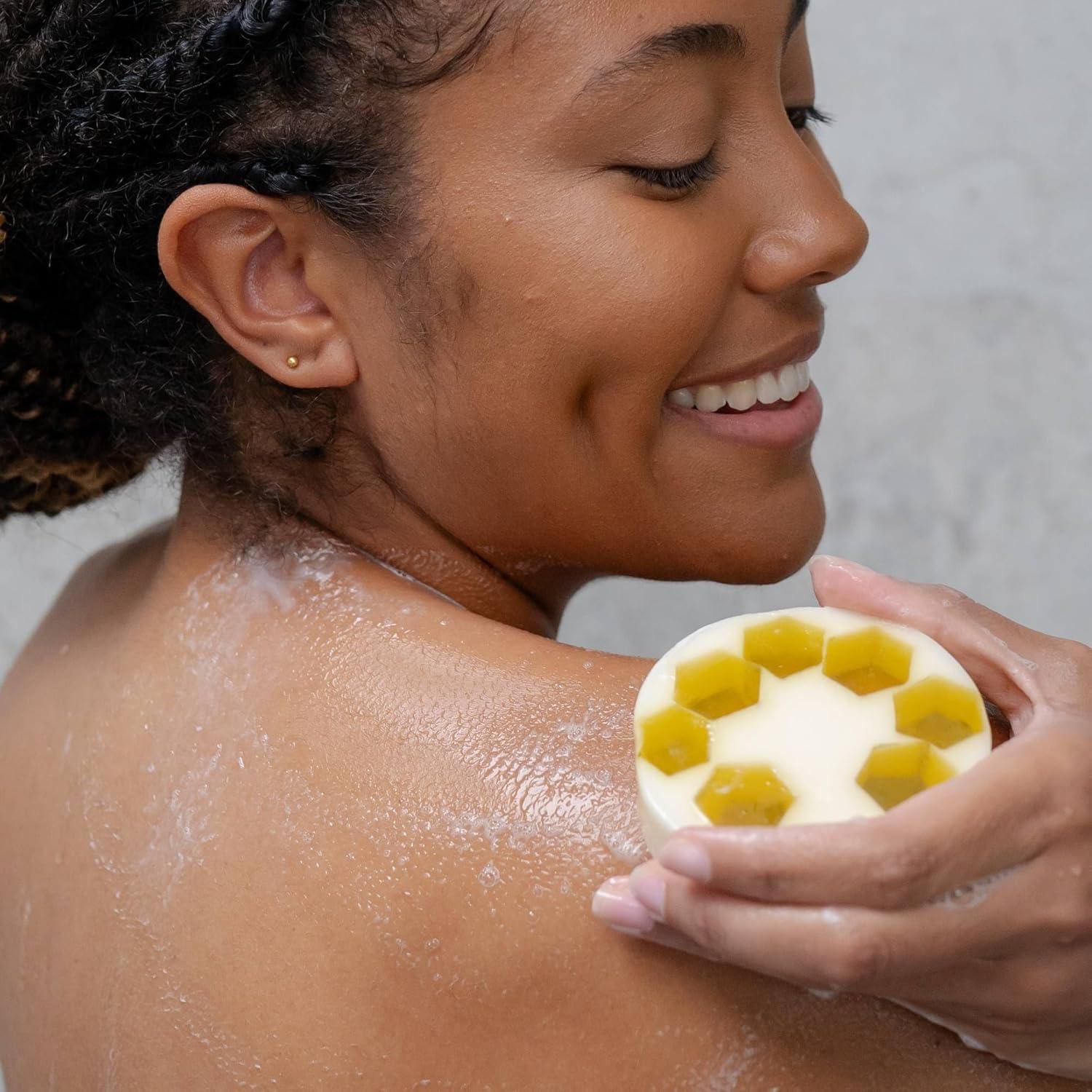 ANIHANA ANIHANA Handcrafted Natural Soap with Coconut Oil, Gentle Cleansing, Paraben Free, Refreshing Manuka Honey & Goat Milk Scent, 4.23 oz