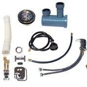 eMark Beauty ABS Plastic Backwash Shampoo Bowl Floor Cabinet with Storage. All U.S. compliant sink Fixtures