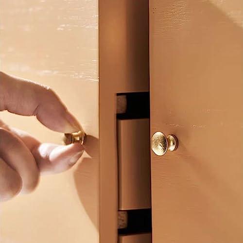 BENGAOTH-O Makeup & Jewelry Storage, Solid Wood Makeup Organizer Box,Portable Large Capacity Skincare Storage Cabinet with Mirror, Cosmetic Display Case with Drawers , Brush Perfume Jewelry Lipsticks Holder , Mu