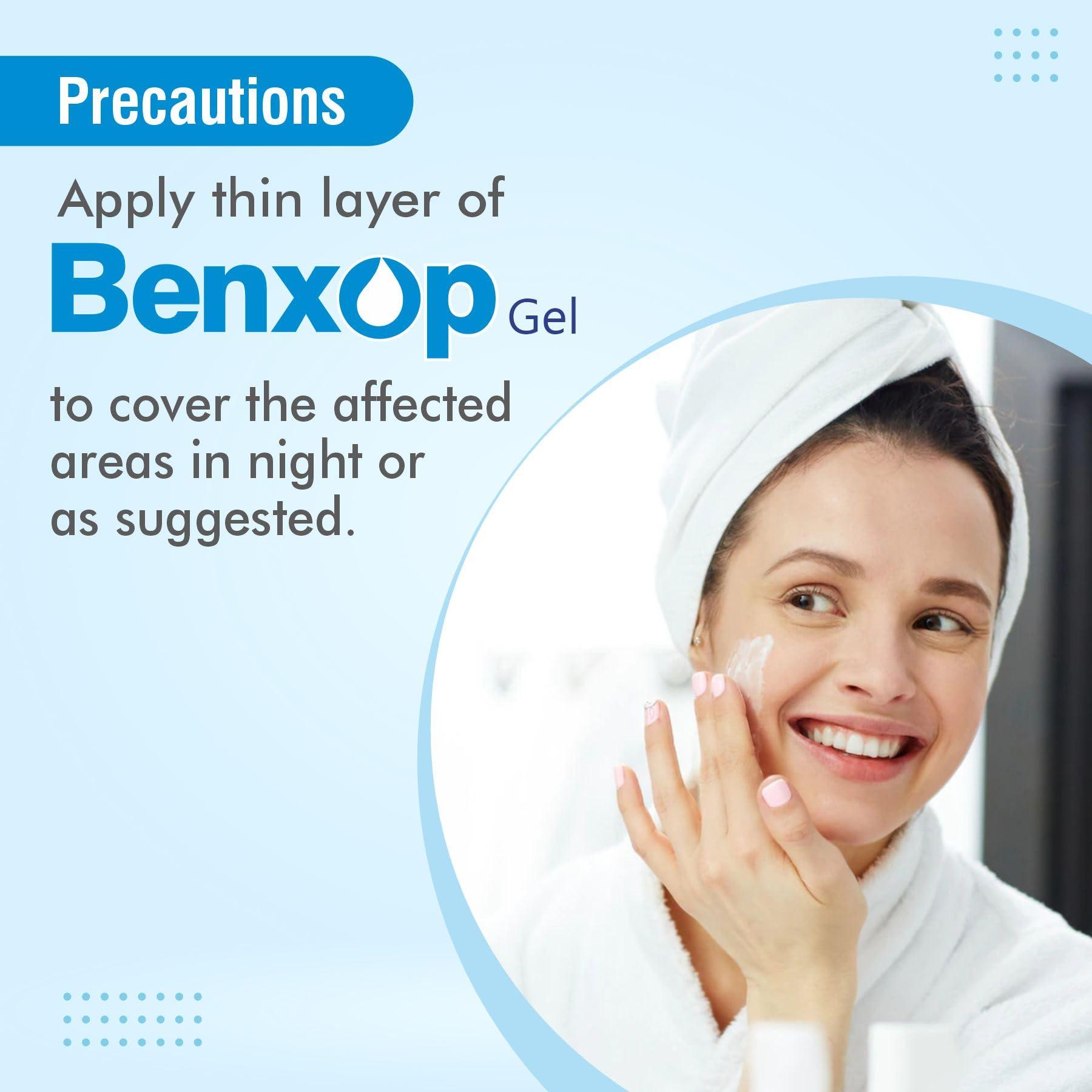 SALVE PHARMACEUTICALS PVT. LTD. Salve Benxop Benzoyl Peroxide 5% Gel for pimples, acne - 60 gm / 2.11 Oz