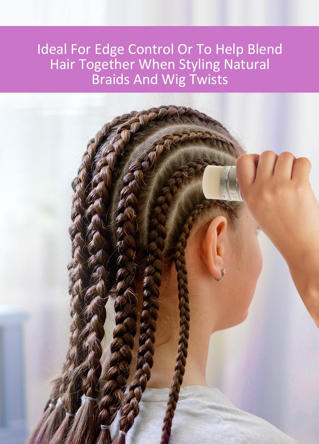 SWEET VIEW SWEET VIEW 2PCS Hair Wax Stick, Flexible Hold Fly Away Hair Tamer, Slick Back Hair Gel/Cream for Sleek Ponytail, Smooth Flyaways & Frizz, Hair Styling Accessorie Pomade Balm for Toddler, Kid