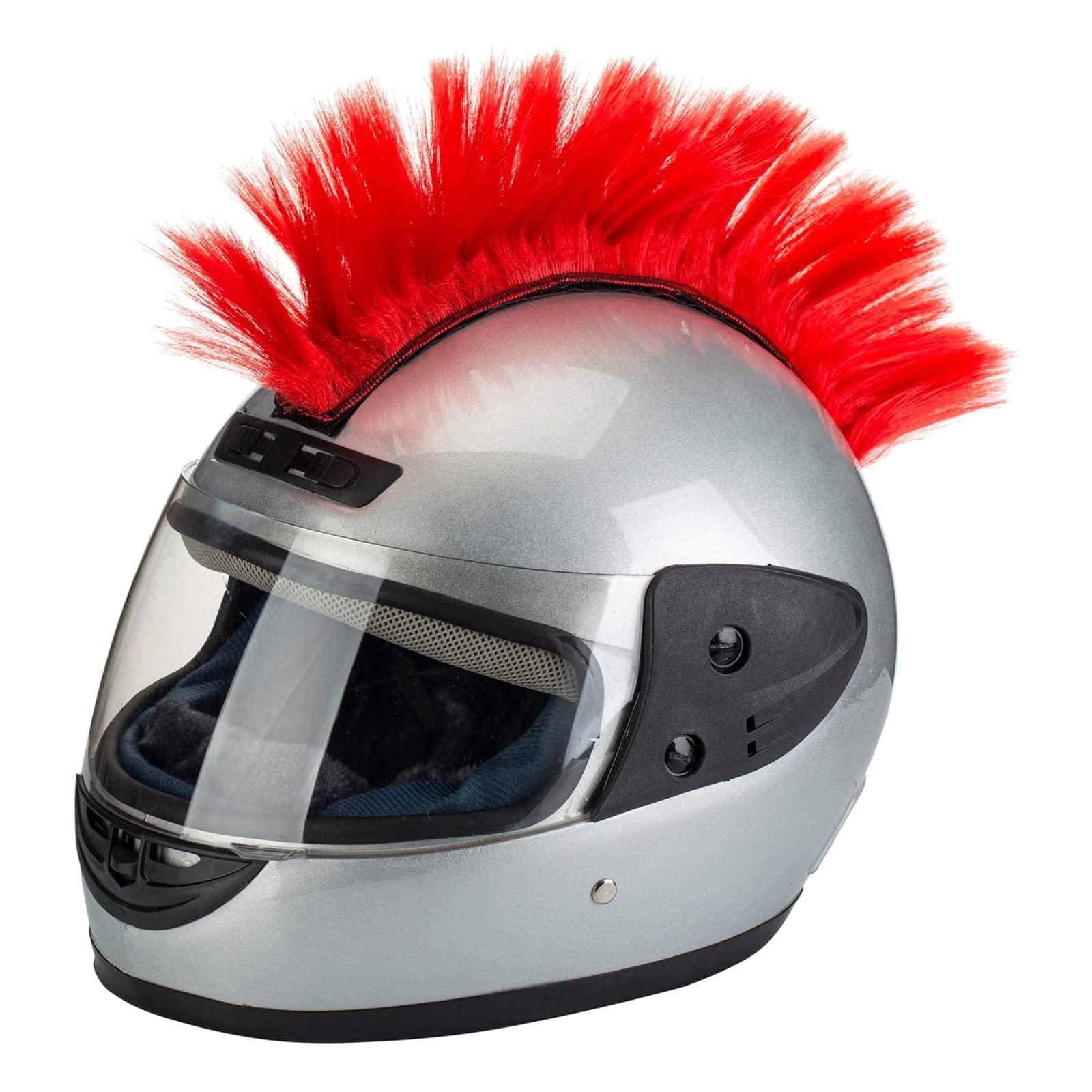 Ankexin Ankexin Motorcycle Helmets Mohawk Wig Hair Electric Bike Scooter Motorbike Helmet Accessories Stickers Cosplay Styling Wig Hair