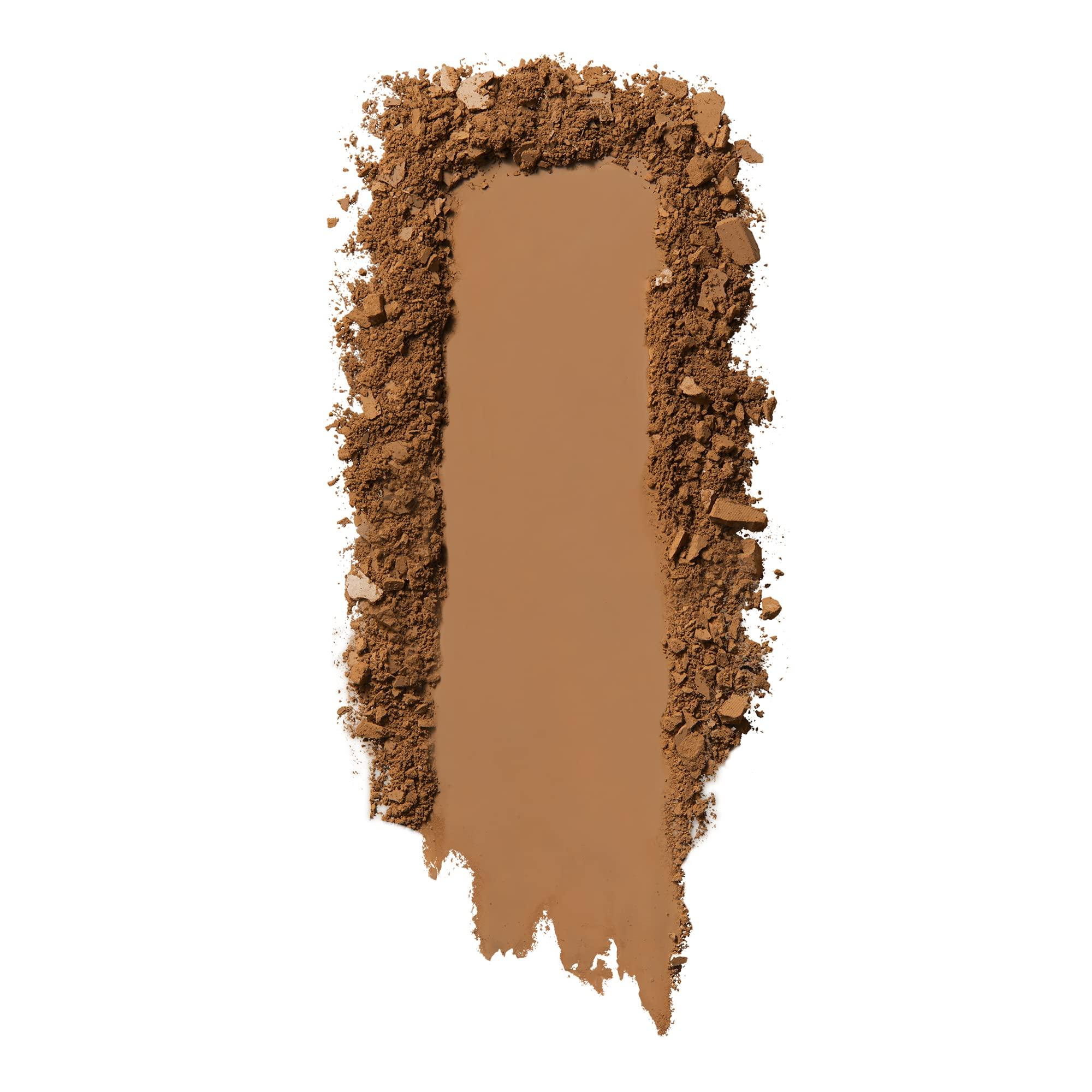 e.l.f. e.l.f. Camo Powder Foundation, Lightweight, Primer-Infused Buildable & Long-Lasting Medium-to-Full Coverage Foundation, Medium 370 N