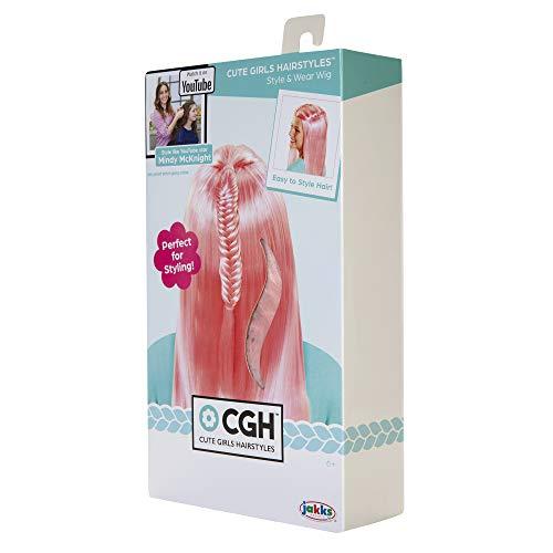 CGH Cute Girls Hairstyles! CGH Cute Girls Hairstyles! Wig - Pink Straight Hair Style & Wear Wig