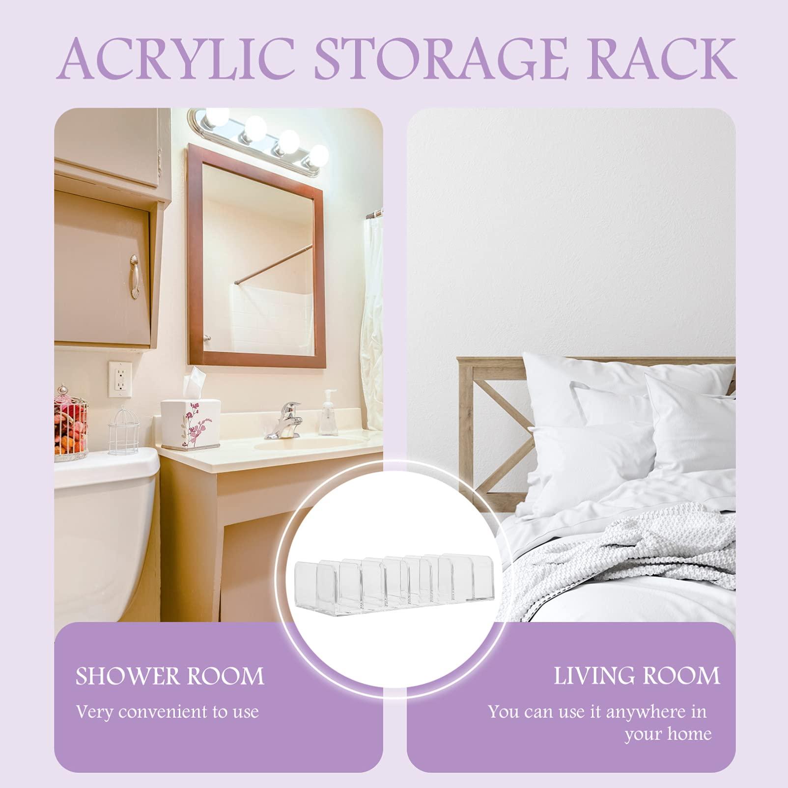 Didiseaon Didiseaon 3 Pcs Powder Storage Rack Lipstick Holder Organizer Makeup Palette Drawer Organizer Clear Cosmetic Case Cosmetic Organizing Rack Clear Stand Compact Makeup Acrylic Transparent