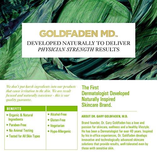 GOLDFADEN MD GOLDFADEN MD Needle-Less Line Smoothing Concentrate for Face & Neck | w/Seaweed Extract, Hyaluronic Acid, Hexapeptides, Organic Red Tea Extract TRIAL .34 Fl Oz