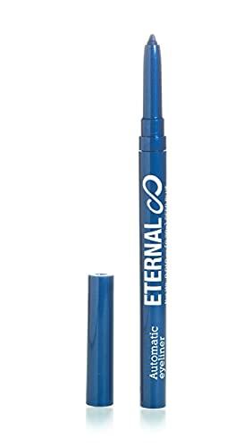 Eternal Eternal Cosmetics Automatic Water Resistant Eyeliner – Easy Glide-on for a Professional All Day Smokey or Dramatic Effect, Long Lasting and No Smudge Mechanical Eye Pencil (Deep Blue)