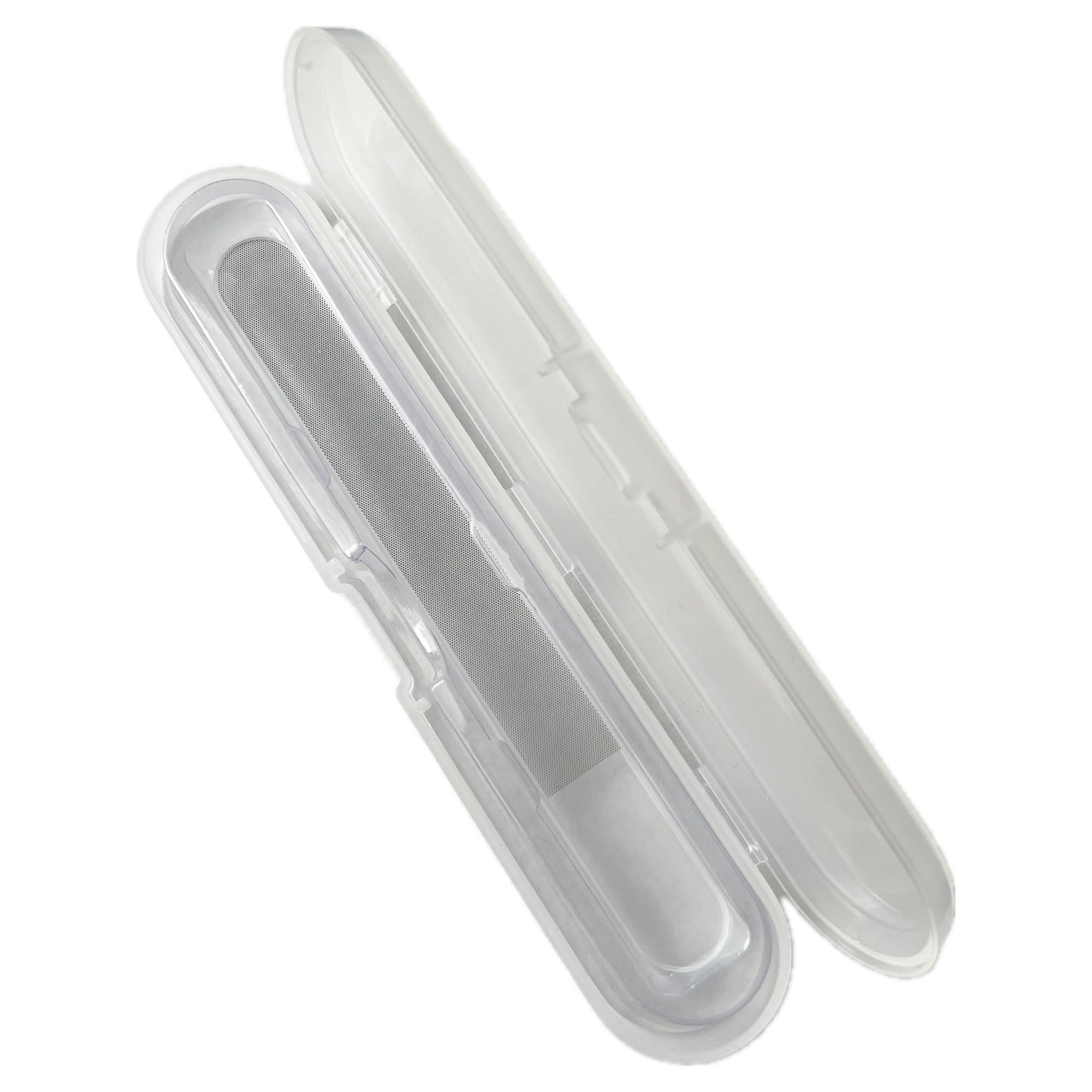 YESTAND Glass Nail File with Case - Glass Nail Buffer for Shining Natural Nails and Smooth Natural Nail Edges, Nano Glass Nail File (1 Count)