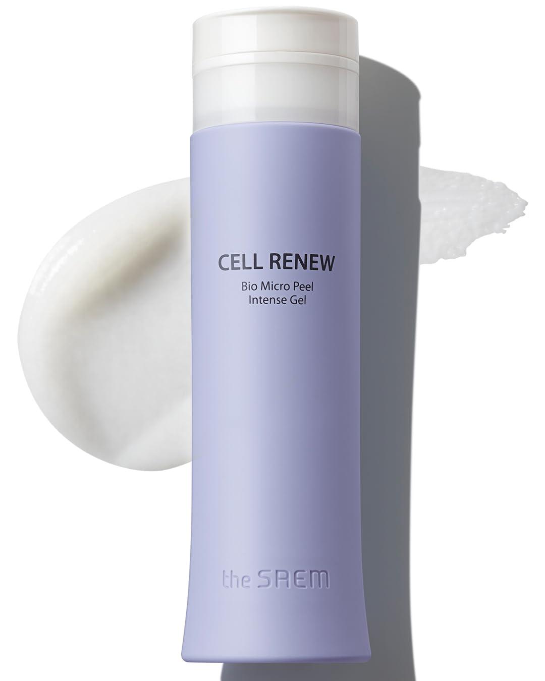 THESAEM THESAEM Facial Intensive Peeling Gel- Korean Gentle Exfoliating Gel for Dead Skin Cells, Special Enzyme, PHA, Cellulose, Bamboo Powder, Cell Renew Bio Micro Peel Intense Gel, 5.41 fl.oz.