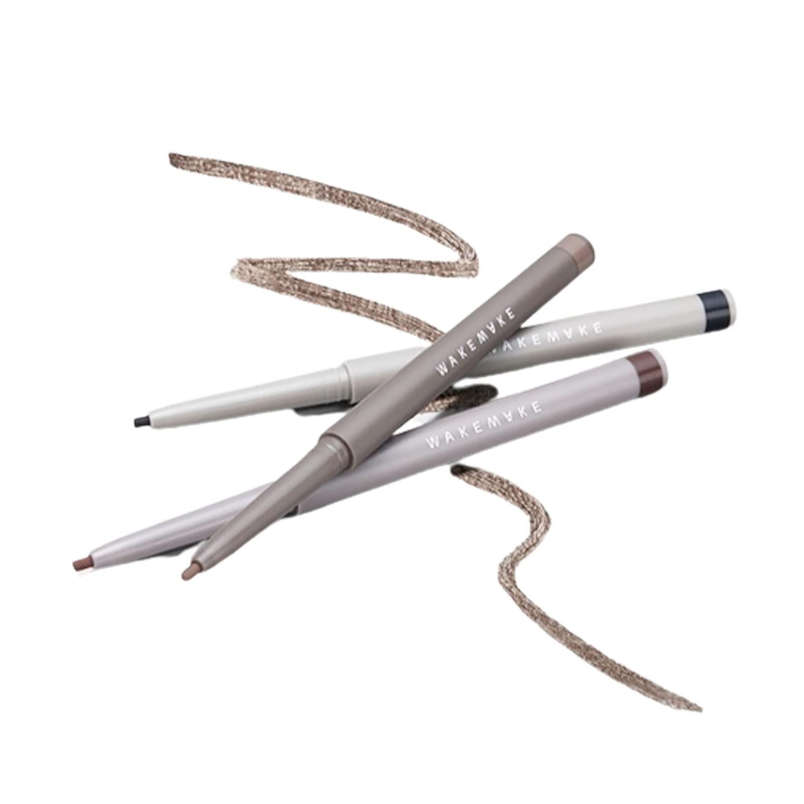 ololla Wakemake Real Ash Pencil Liner/Long Lasting Eyeliner/Pen Eyeliner (Sanded Black)