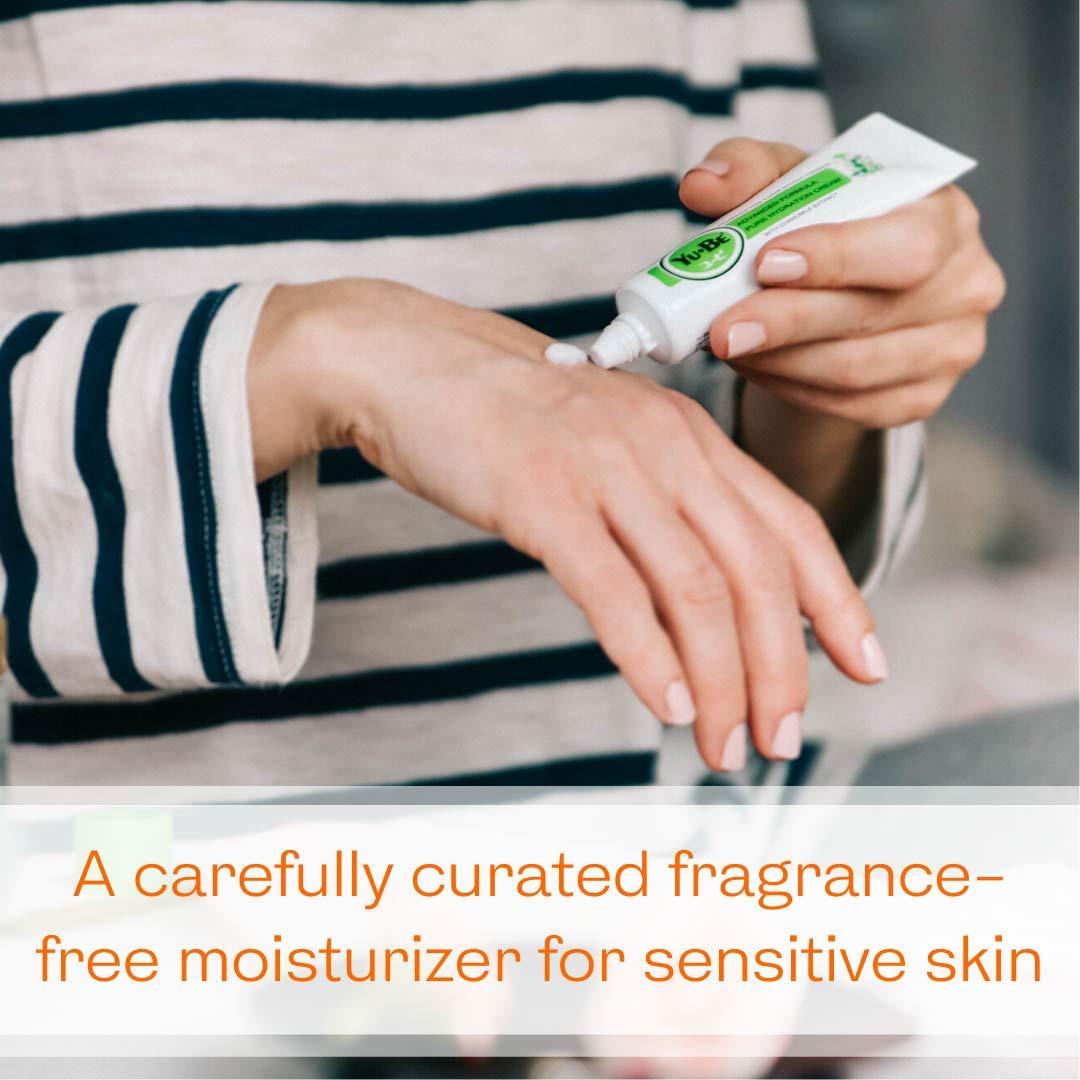 Yu-Be Yu-Be Advanced Formula Pure Hydration Cream - Daily Oil & Fragrance Free Moisturizer to Hydrate & Soothe Sensitive Skin | Moisturizing Lotion Safe for All Skin Types & for Face, Body, & Hands