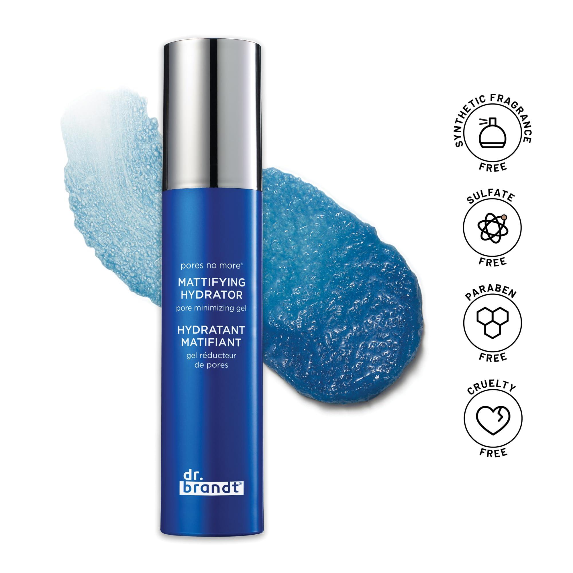Dr. Brandt Skincare Dr. Brandt Pores No More Mattifying Hydrator - Targets Shine, Oiliness & Enlarged Pores - Hydrates for Up to 8 Hours - 1.7 oz