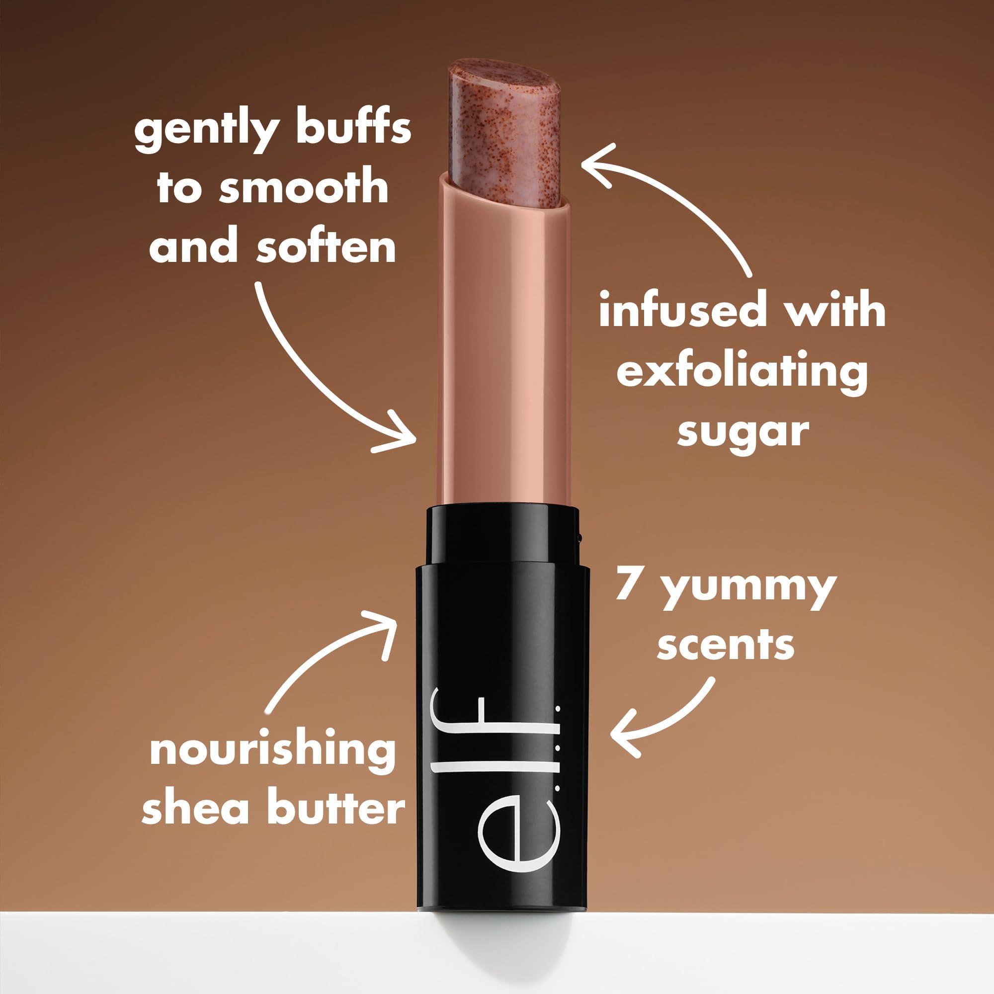 e.l.f. e.l.f. Lip Exfoliator, Moisturizing Scented Lip Scrub For Exfoliating & Smoothing Lips, Infused With Jojoba Oil, Vegan & Cruelty-free, Coffee