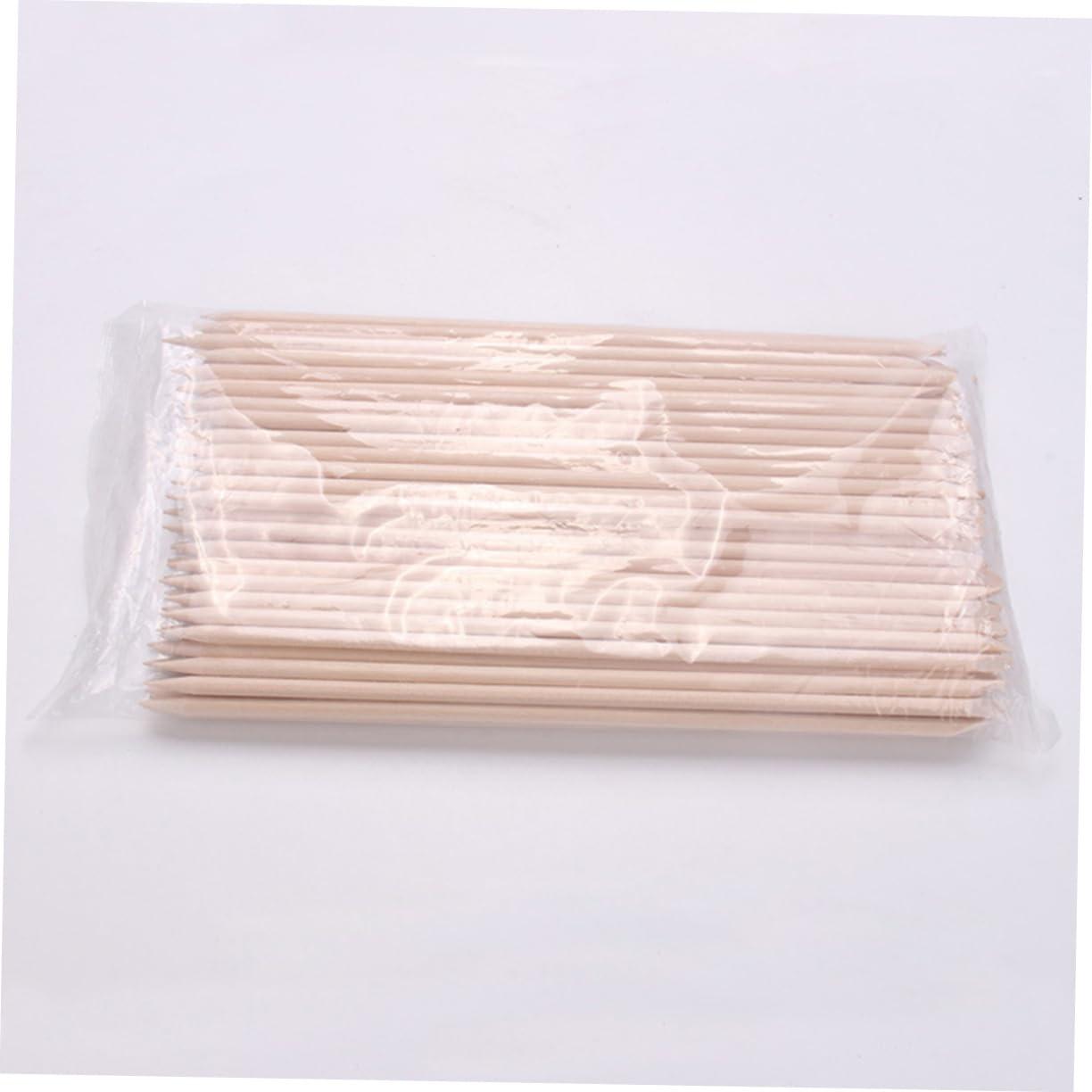 Mipcase Mipcase Wooden Nail Art Stick 200pcs Cuticle Remover Set Sticks Cuticle Cleaner