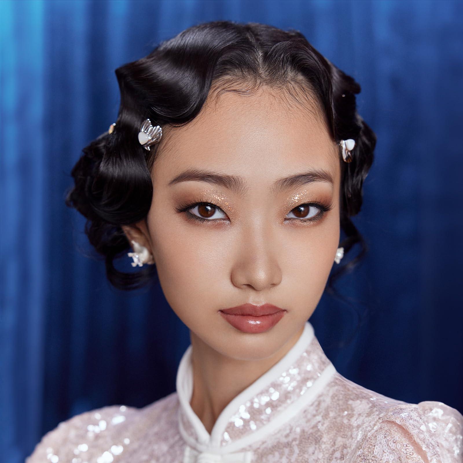 FLORASIS FLORASIS Floral Engraving Phoenix Makeup Palette Makeup Long Lasting Blendable Natural Eyeshadow Palette for Women (03 Soaring Sunlight)