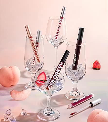 COLORKEY COLORKEY Matte Liquid Red Lipstick Lip Stain Long Lasting Waterproof Lip Gloss Soft Long Lasting Matte Lip Stain Lip Tint Lip Makeup for Girls and Women (P119)