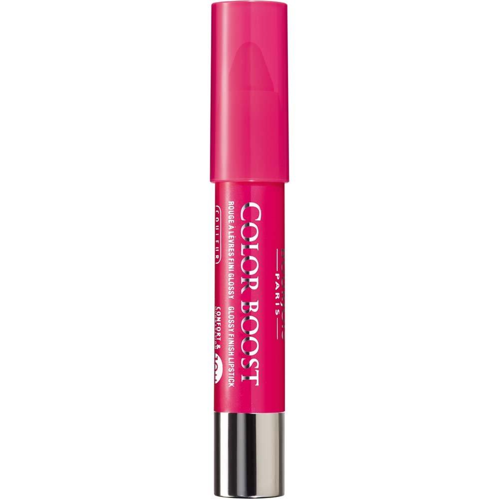 Bourjois Bourjois Color Boost Lip Stick Crayon SPF 15 Waterproof for Women, # 02 Fuchsia Libre, 0.1 Ounce