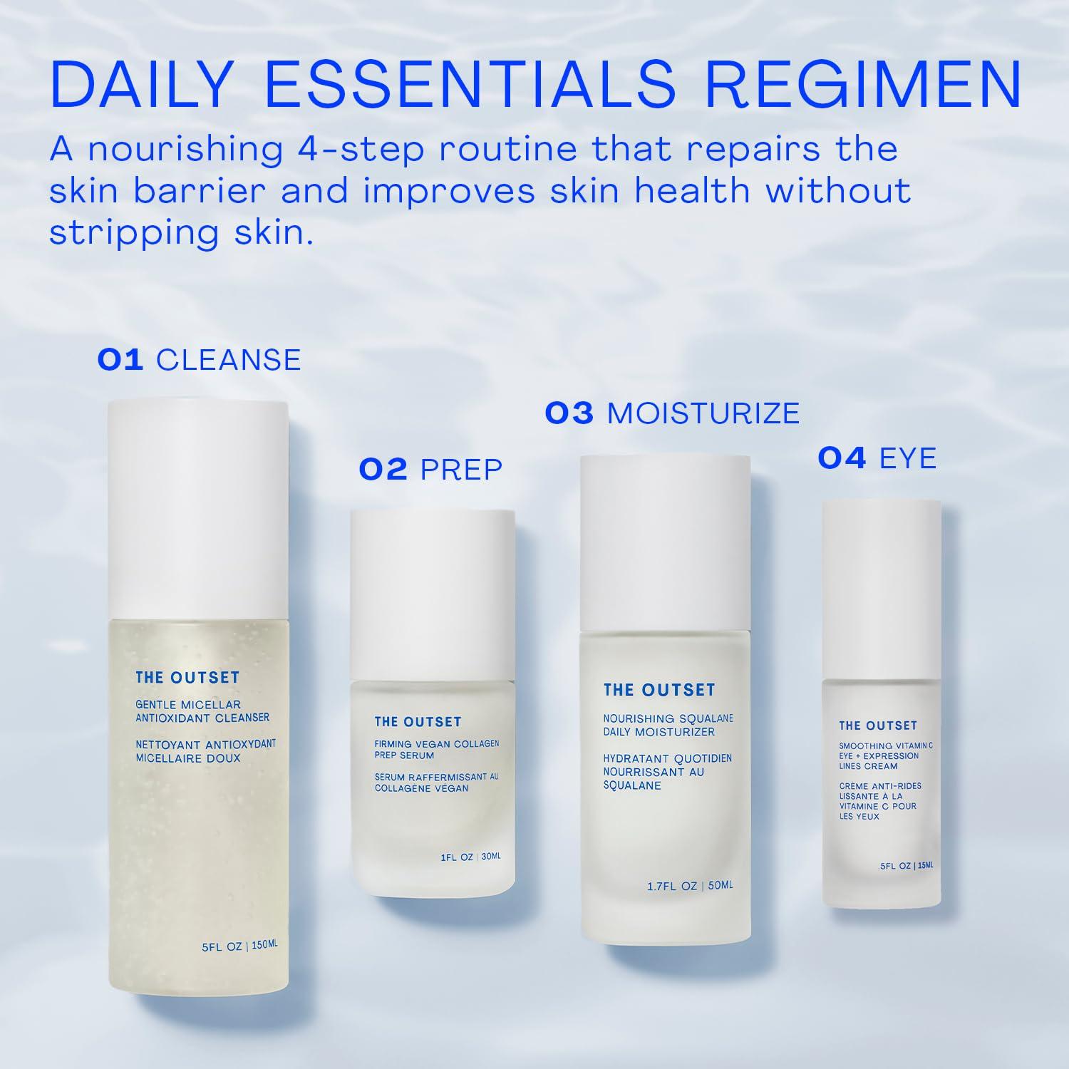 The Outset The Outset Everyday Radiance Set | Skincare Essentials | Vegan | Gluten Free | Clean Beauty | Unisex for All Skin Types | 8.2 oz