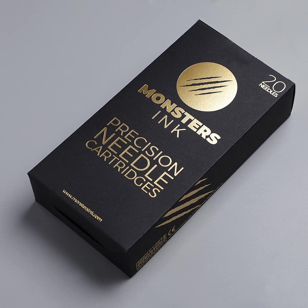 Monsters Ink Monsters Ink Tattoo Needles 14rl Tattoo Needles Cartridge for Tattoo Gun, Tattoo Pen & Tattoo Machine. Tattoo Cartridge Needles 14 Round Liner 0.30mm #10