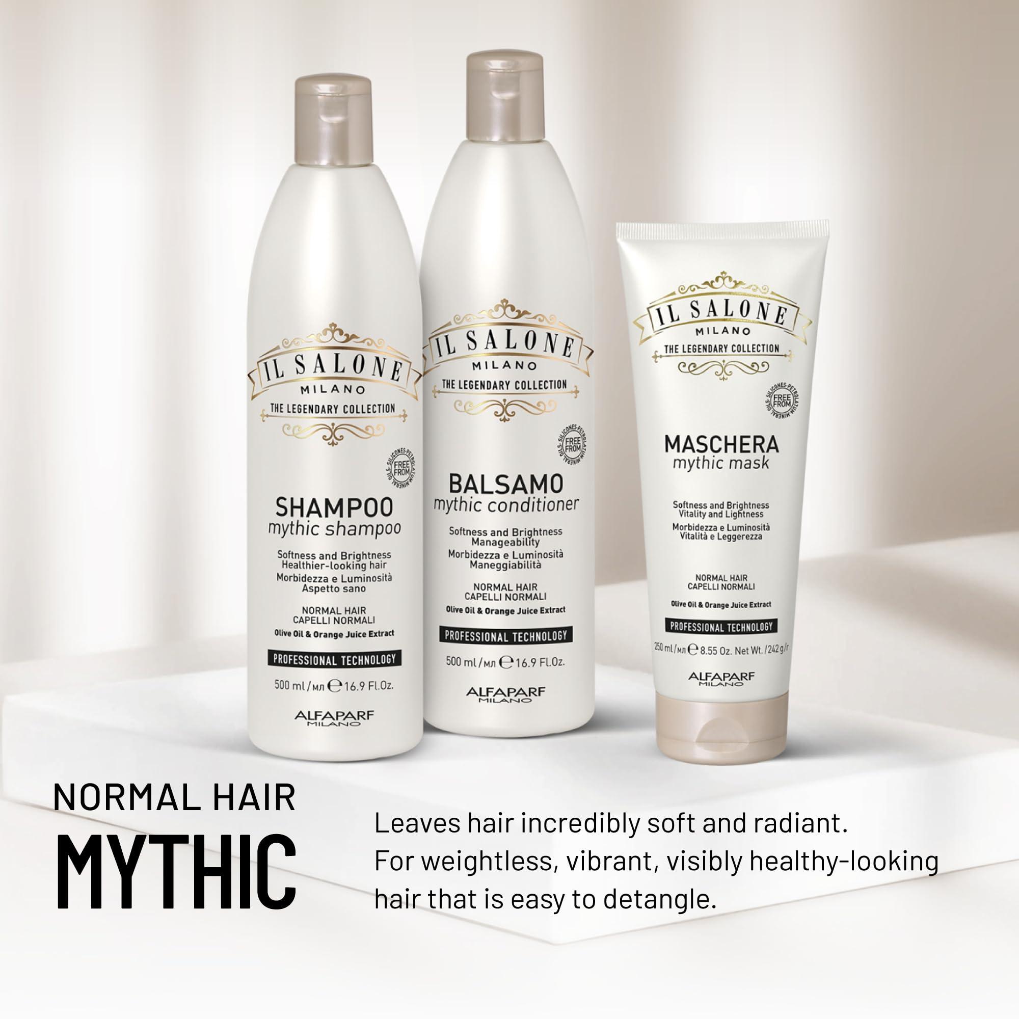 Il Salone Milano The Legendary Collection Alfaparf Il Salone Milano Professional Mythic Conditioner - Detangling Conditioner Formulated with Olive Oil + Orange Extract for Increased Shine and Manageability - Salon-Quality Hair Care (33.8 oz / 1000 ml)