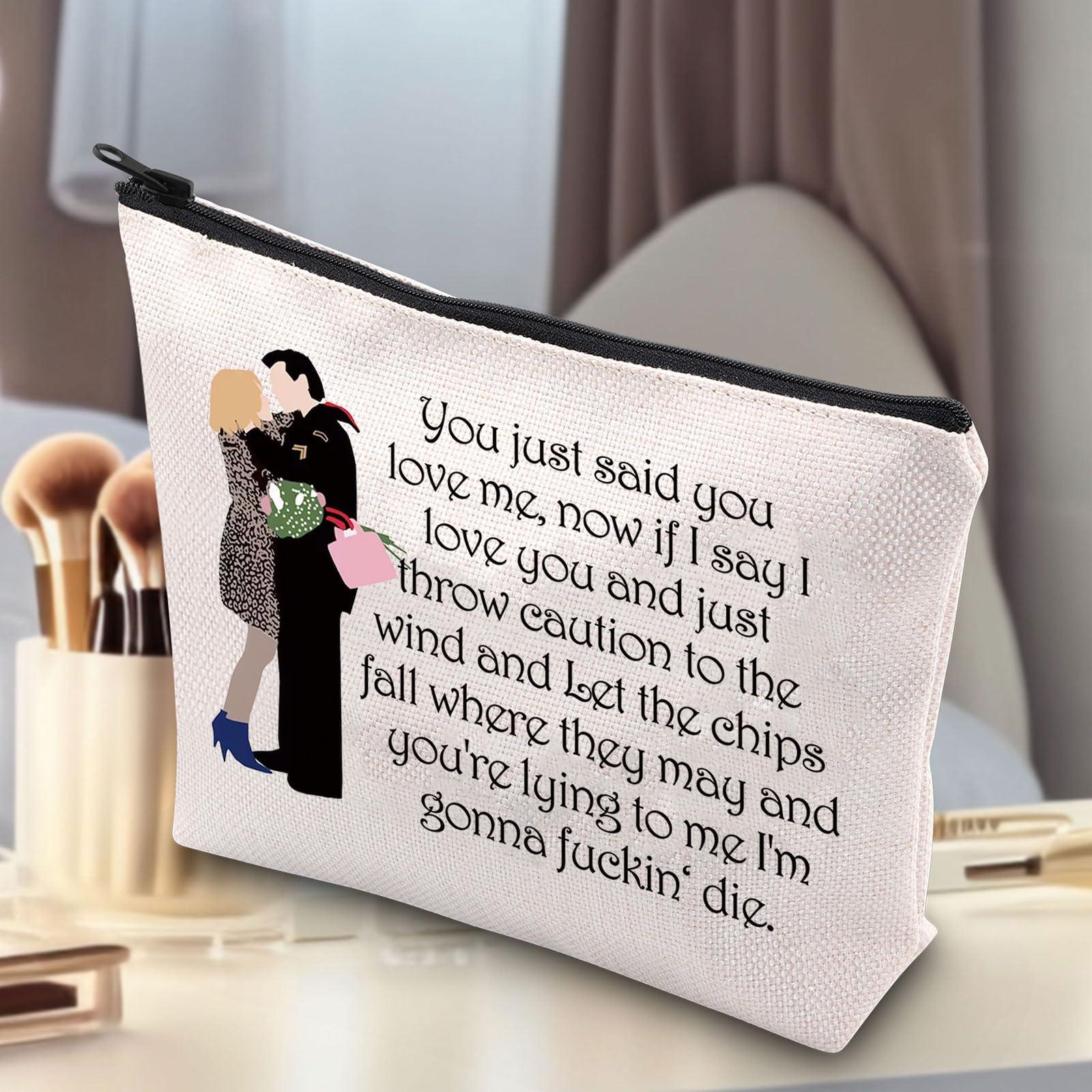 G2TUP G2TUP Alabama And Clarence Makeup Bag Alabama And Clarence Gifts Romance Movie Gifts 90s Movie Love Zipper Pouch (You just)