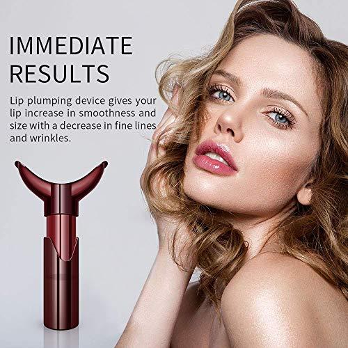 Sdtom Lip Plumper Device Manual Lip Plumping Tool Self-Suction Natural Fuller Lips, [Actually Work] Lip Enhancer for Women Girl Girlfriend Gifts