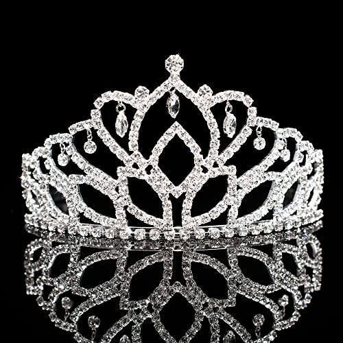 Anderson's Anderson's Mirabella Tiara & Box Set - Prom, Homecoming & Pageant Tiaras for Queen or Princess - Wedding, School Dance, Costume & Party Events