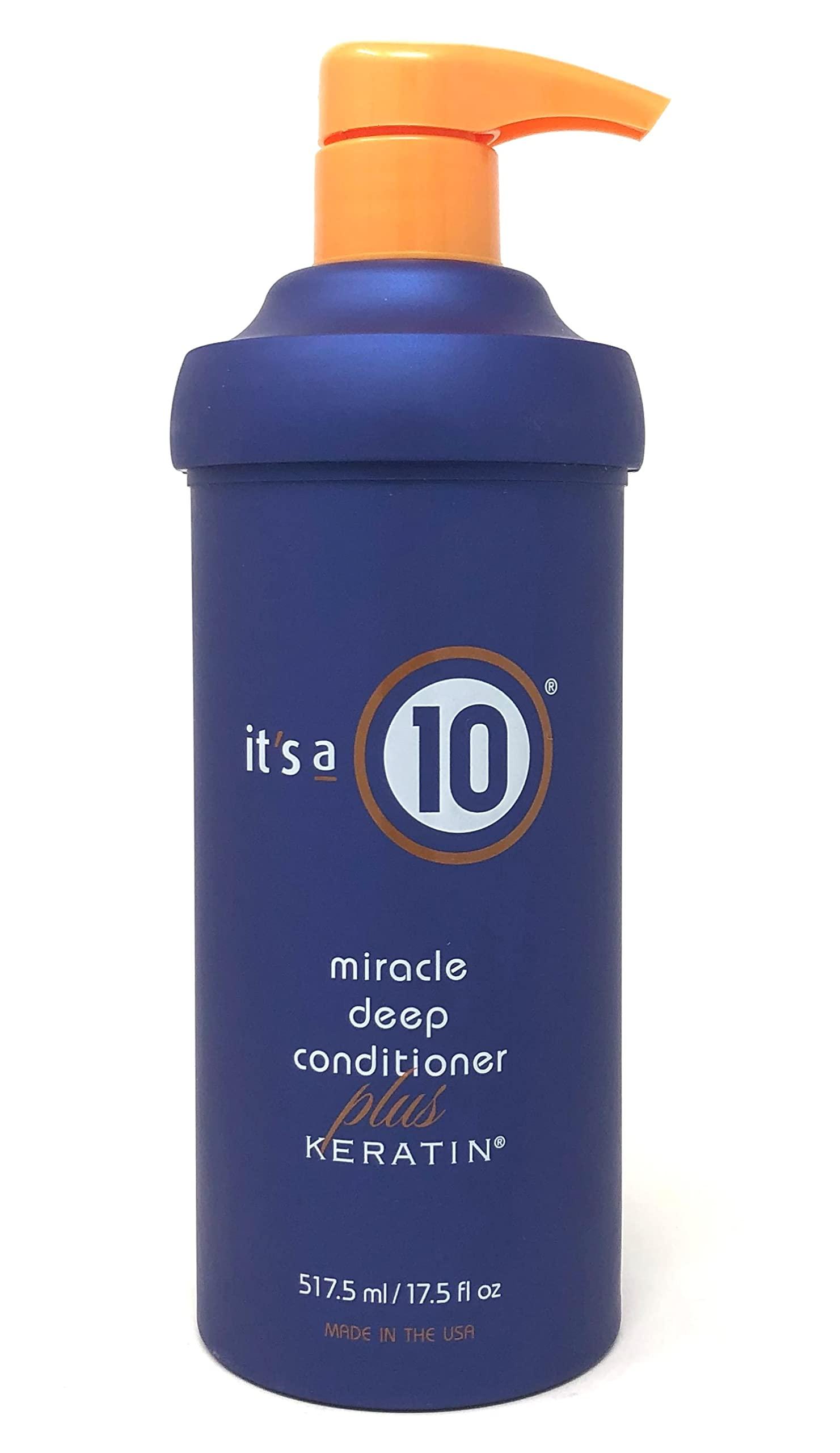 It's a 10 Haircare It's A 10 Miracle Deep Conditioner Plus Keratin for Unisex, 17.5 Ounce by It's A 10